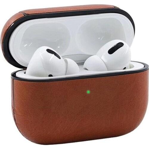 Leather Earphone Case For Airpods Pro Case Fashion Cover For Apple Air Pods Pro 3 Headphone Earpods Earbuds Hook Charging Box