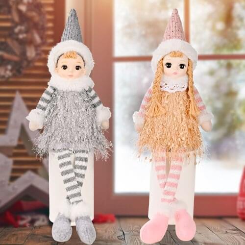 New Cartoon Simulation Doll Decoration Cloth Handicrafts Christmas Thanksgiving Decorations Furnishings Holiday Children Gift
