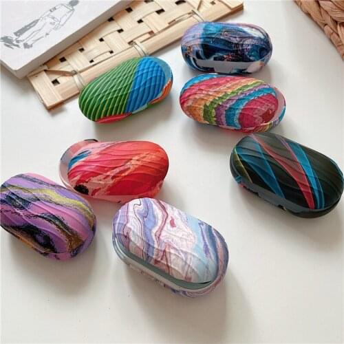 New Graffiti Earphone Cases For Samsung Galaxy Buds Plus + Case Gradient Headset Protective Hard PC Cover For Galaxy Buds Funda