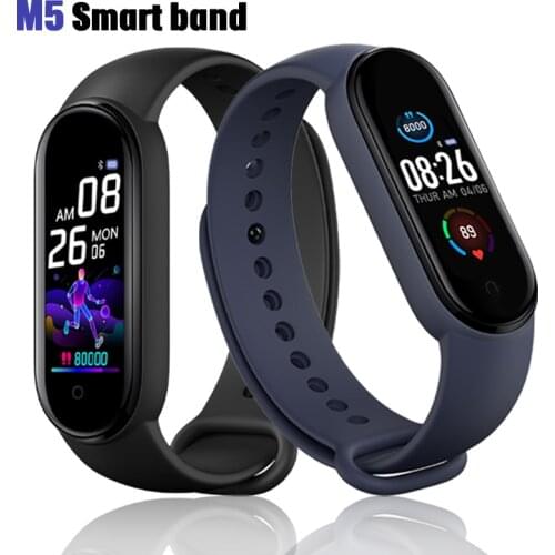 New M5 Smart Band Fitness Tracker Smart Watch Sport Smart Bracelet Heart Rate Blood Pressure Smartband Monitor Health Wristband