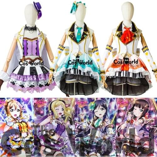 Love Live Sunshine Aqours SIF Arcade Game Daydream Warrior Outfit Anime Customize Cosplay Costumes
