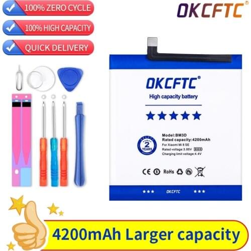 OKCFTC Xiaomi Mi 8 SE Phone Batteries