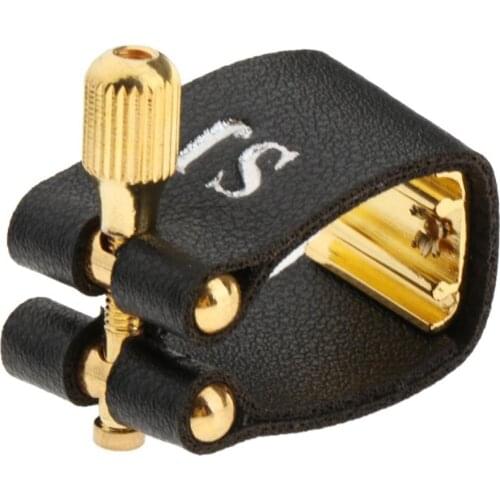 Professional Saxophone Ligatures Fastener for Alto/Tenor/Soprano Sax Clarinet Bakelite Mouthpiece Musical Instruments