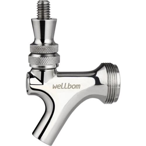 All 304 Food Grade Stainless Steel Beer Faucet Tap for Keg Tap Tower Beer Shank and Kegerator Home Brewing