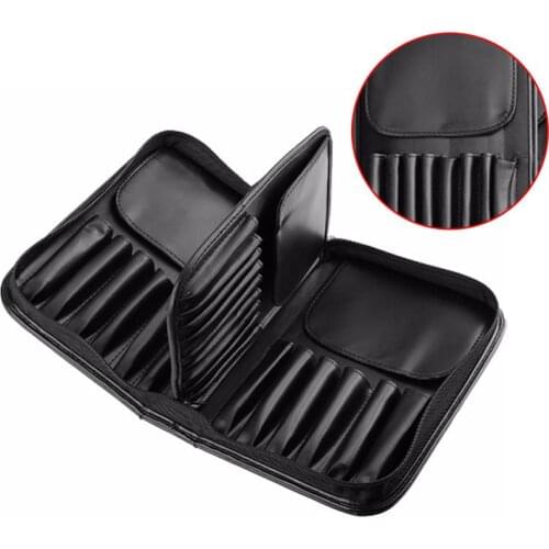 Makeup Brush Bag PU Leather Makeup Brush Pouch For Brush Holder Case Free Shipping