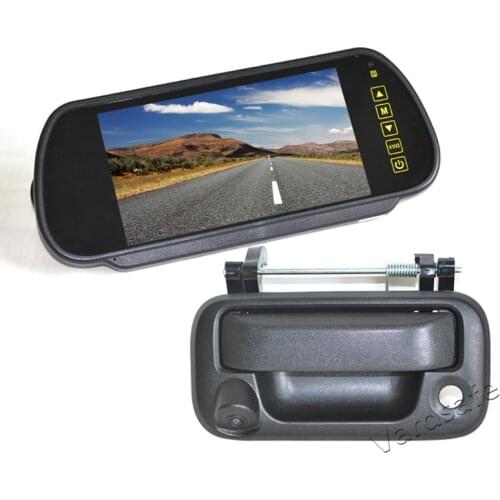Vardsafe VS150K | Replacement Reversing Camera + 7 Inch Clip-on Rear View Mirror Monitor for Ford F150 F250 F350 F450 F550