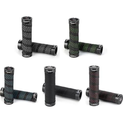Bicycle Handlebar Grips MTB Road Mountain Bike Non-slip Handle Double Lock On Aluminium Alloy Bike Handlebar Hand Cover U7EF