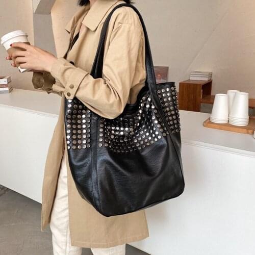 Womens Soft Leather Large Pocket Casual Handbag Shoulder Bag Large Capacity Handbag