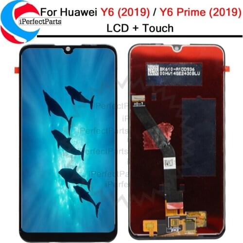 For Huawei Y6 2019 Y6 Prime 2019 LCD Display With Frame Touch Panel Screen Digitizer Assembly MRD-LX1F For Huawei Y6 2019 LCD