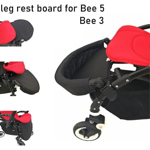 1:1 Baby Stroller Accessories Leg Rest Board Adjustable Extend Footboard for Bugaboo Bee 5 Bee 3