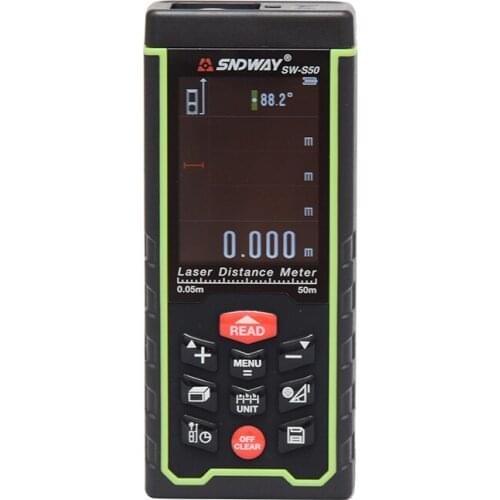 10pcs laser distance meter 100M rangefinder laser tape range finder build measure device ruler test tool