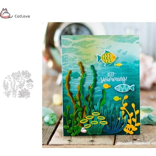 17PCS/Lot Reef Builder Metal Cutting Dies Stencils For DIY Scrapbooking Album Paper Card Decorative Craft Embossing Die Cuts