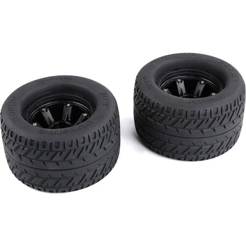 2PCS On-Road Tire Assembly 200 * 120MM Fit for 1/5 FG ROFUN ROVAN BM5 Big Foot Truck RC CAR PARTS