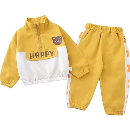 2021 Children Clothing For Toddler Baby Boys Clothes Set Spring Autumn Newborn Infant Clothes jacket+Pant 2pcs Tracksuit Suits