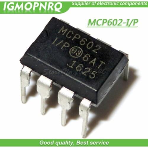 5PCS MCP602-I / P MCP602 DIP Operational Amplifier New Original