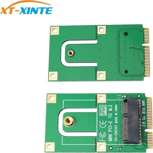 XT-XINTE Mini PCI-E to M.2 Adapter Converter M.2 Key E Interface For M.2 Wireless Bluetooth WiFi Module Expansion Card