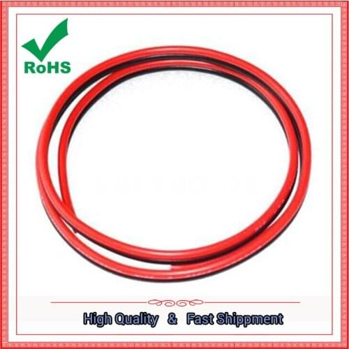3D printer accessories hot bed dedicated welding line, red and black line (m)