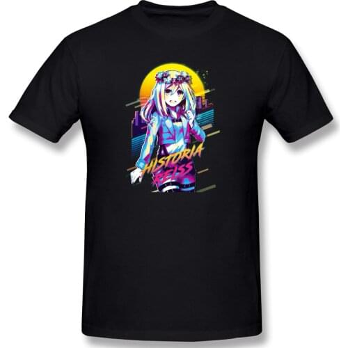 ATTACKs ON TITAN Historia Reiss Attack On Mens Basic Short Sleeve T-Shirt Cute R170 T-shirts USA Size