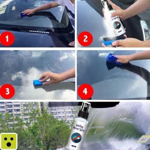 30/100ml Car Accessries Car Cleaner Anti-fog Agent For Front Anit-fog Spray Waterproof Anti Window Mist Rainproof Glass Gog V2U0