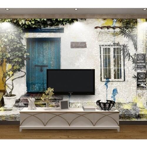 Bacaz 3D Modern architecture Wallpaper Art Wall Mural for Living Room TV background 3d Wall Mural Wall paper Stickers Decor