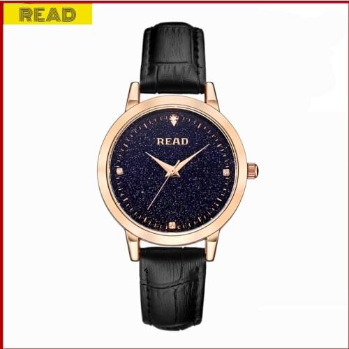 2021 Women Fashion Watch Ladies Quartz Watch TOP Brand Luxury Simple Leather Strap Clock Female Starry Sky Elegant Wristwatches