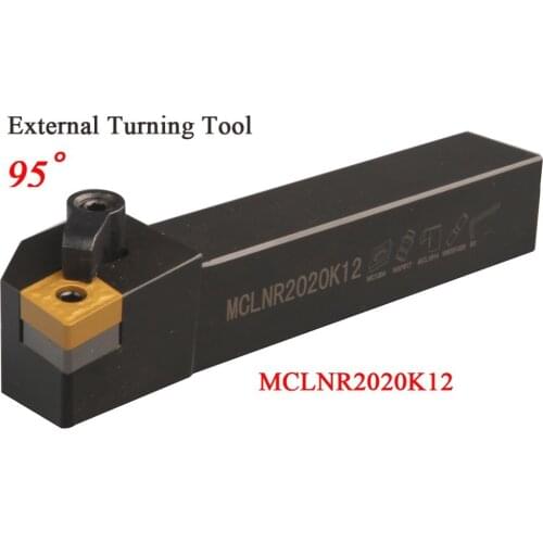 Turning tool holder MCLNR 20*20*125mm 95 Degree External Turning tools CNC Lathe Tool Holder