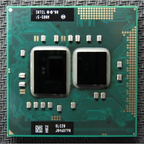 Original INTEL I5 580m I5-580m Dual Core 2.66GHz L3 3M PGA 988 CPU Processor work with HM55