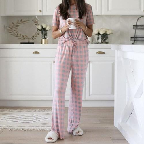 Lounge Wear Family Vetement Femme Two Piece Set Pijama Ropa Women Clothes Tracksuit Outfits Verano Mujer 2 Pieces 2020 Conjuntos