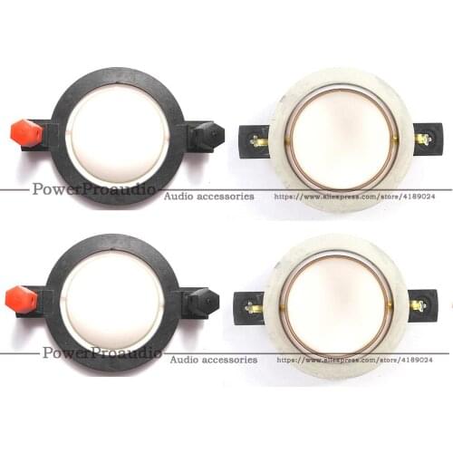 Quality 44.4 mm Horn Tweeter Diaphragm Voice Coil Polymer Composite Film Driver Treble Ring Soft Sound Speaker Repair DIY 4PCS