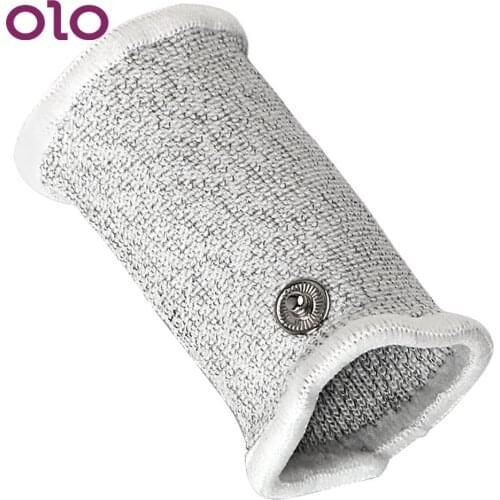 OLO Cock Ring Therapy Massager Electric Shock IKOKY Medical Sex Toys for Men Penis Ring Conductive Fiber Electro Stimulation