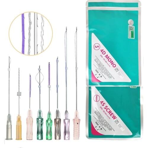 Pdo Wpdo Threads Lifting Filling Anti-aging Mono Screw Eye Nose Multi Big V Molding For Face Body