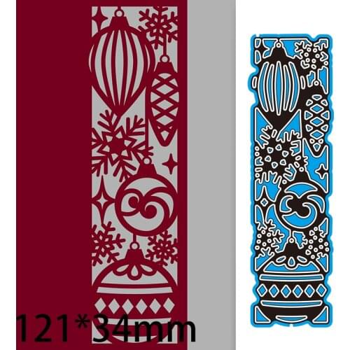 121*34mm Greeting Card Snowflake New Metal Cutting Dies Scrapbooking DIY Album Paper Craft Embossing Stencil Decoration