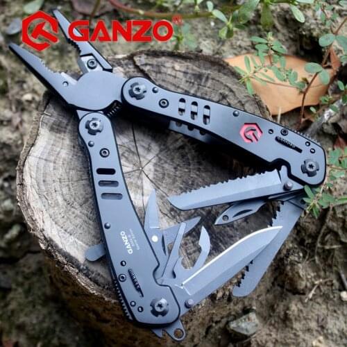 Ganzo Knife G302B Multi Tool Plier EDC Tools Multitools Fishing Pliers 26 in 1 Multifunction folding knives Camping