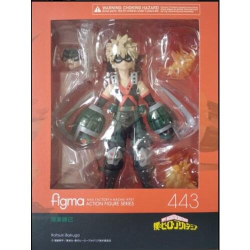 Original Figma 443 My Hero Academia Bakugou Katsuki action figure model collection