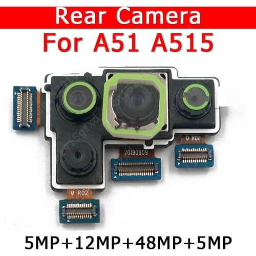 Original Rear View Back Camera For Samsung Galaxy A51 A515 Main Camera Module Mobile Phone Accessories Replacement Spare Parts