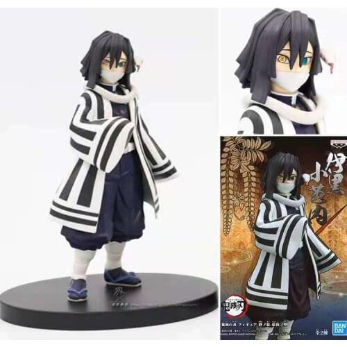 In Stock Original Banpresto Demon Slayer Kimetsu No Yaiba Vol.15 Iguro Obanai Action Figure Toys Anime Figurals Brinquedos