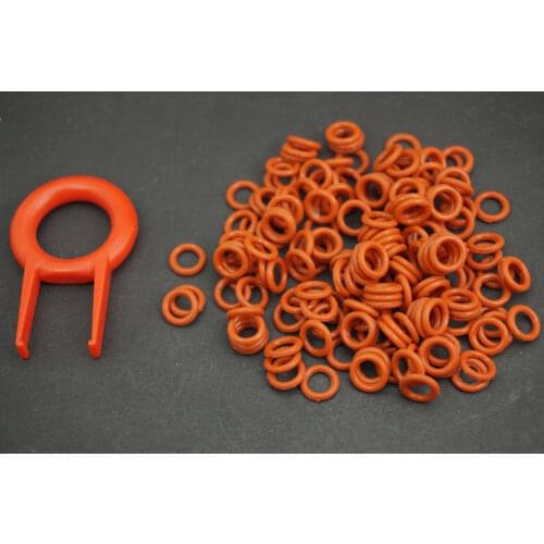 150x Keycap Rubber O-Ring Switch Dampeners RED For CHERRY MX Replace & Puller
