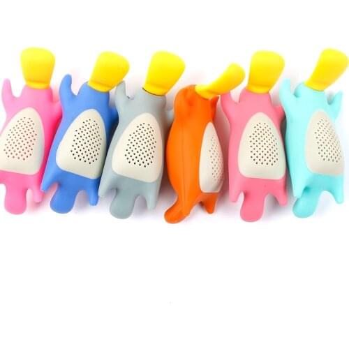 Food Grade Silicone Platypus Black Tea Infuser Strainer Loose Leaf Happy Hot Platypus Shape Tea for Herbal Tea Accessories Cute