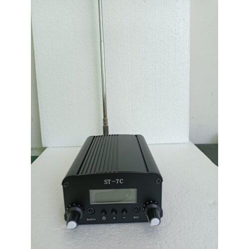 1W/7W ST-7C FM Stereo broadcast radio FM transmitter station audio converter 1kw fm transmitter