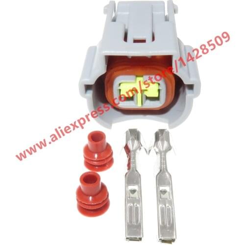 10 Sets 2 Pin Waterproof Automotive Oil Injector Plug Turn Signal Connector For Hyundai KIA 936141-1 936216-1 936139-1