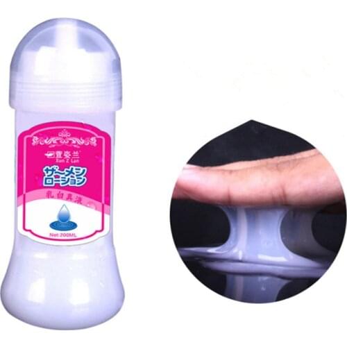 200ML Simulate Semen lubricant for sex Lube Products Water Base Personal Sex Oil Sexual anal lubricant Adult sex products