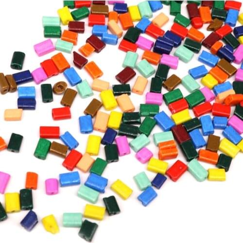 6*4MM 200PCS Small Glass Beads Czech Beads for Jewelry Making Glass Spacer Seed Beads Spacer Loose Beads DIY Jewelry Accessories