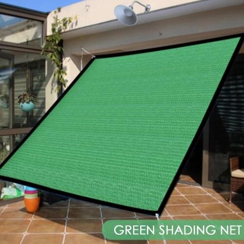 Anti-UV Green Sun Shading Net Outdoor Sunshade Net Garden Shelter Canopy Succulent Plant Gazebo Balcony Shade Netting Cloth