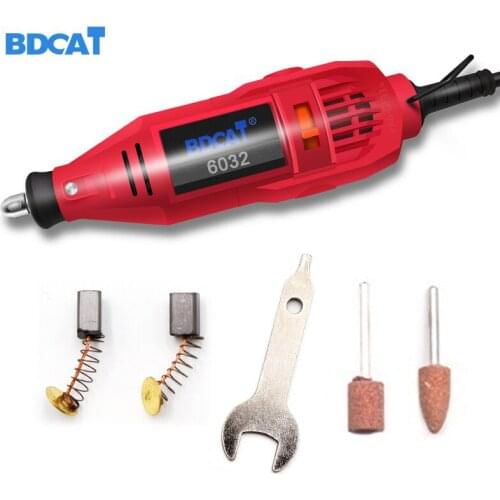BDCAT 180W Mini Drill Electric Rotary Tool Variable Speed Grinding Polishing Machine with Dremel Tool Accessories Engraving Pen