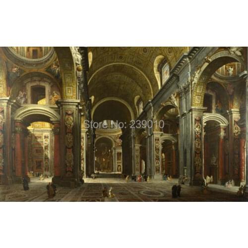 Free shipping classical palaces oil painting canvas prints wall art decoration picture religious oil painting printed on canvas