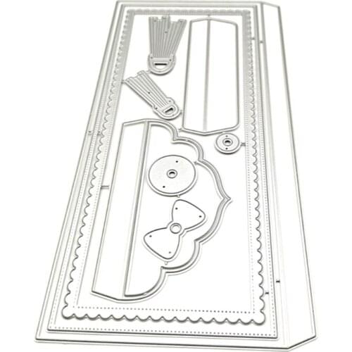 Envelope Carbon Steel Scrapbooking Embossing Stencil, DIY Printing Steel Mould for Album Paper Card Making