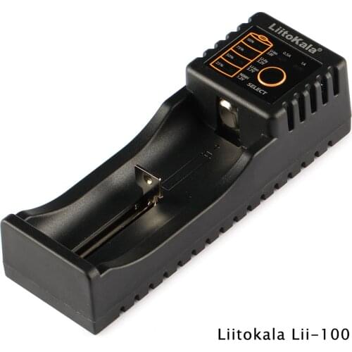 LiitoKala Lii-100 Li-ion NiMH Liepo4 USB Battery Charger for 10440/17670/18490/16340 (RCR123)/14500/18350/18650,mobile power