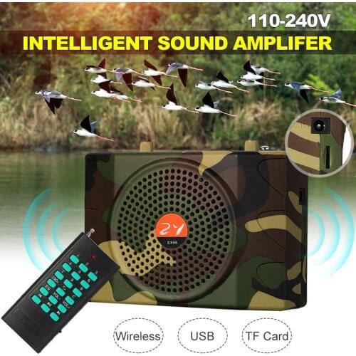 38W Hunting Speaker Remote Control Bird Caller Predator Sound FM Radio MP3 Player Lanyard Kit Camouflage Hunting Decoy Caller