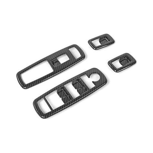Window Switch Key Decorative Frame Carbon Fiber Four-Piece Set For Cherokee Style