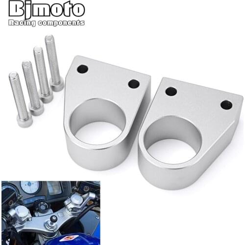 Pair Motorcycle Aluminum Alloy Handlebar Risers Height up Adapters Risers 32mm For Honda VFR800 2014 2015 2016 2017 2018